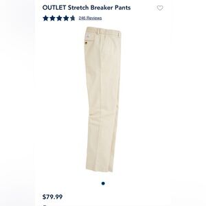 Vineyard Vines breaker men’s or youth 28x30 khaki pants